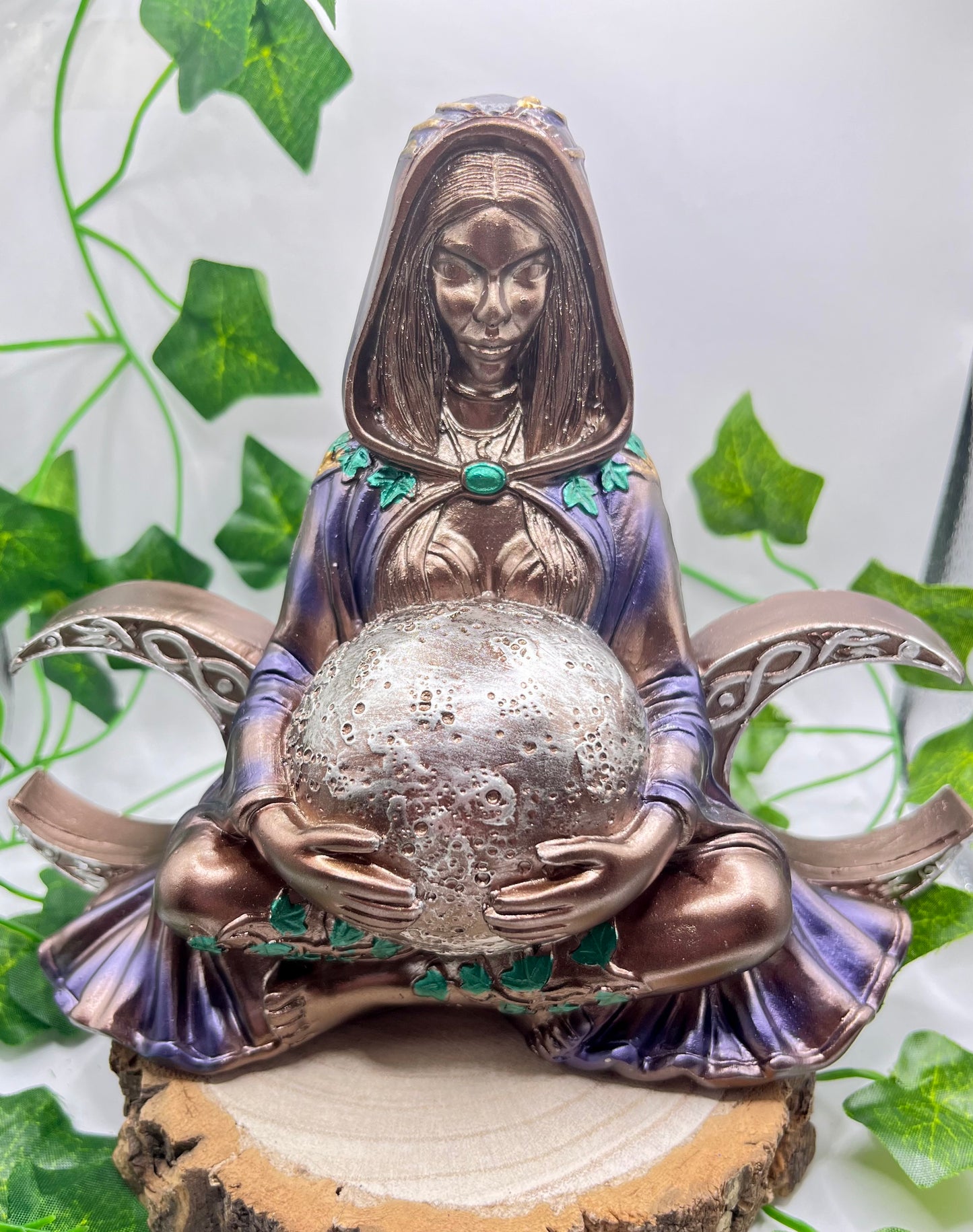 Purple Mother Earth Figurine