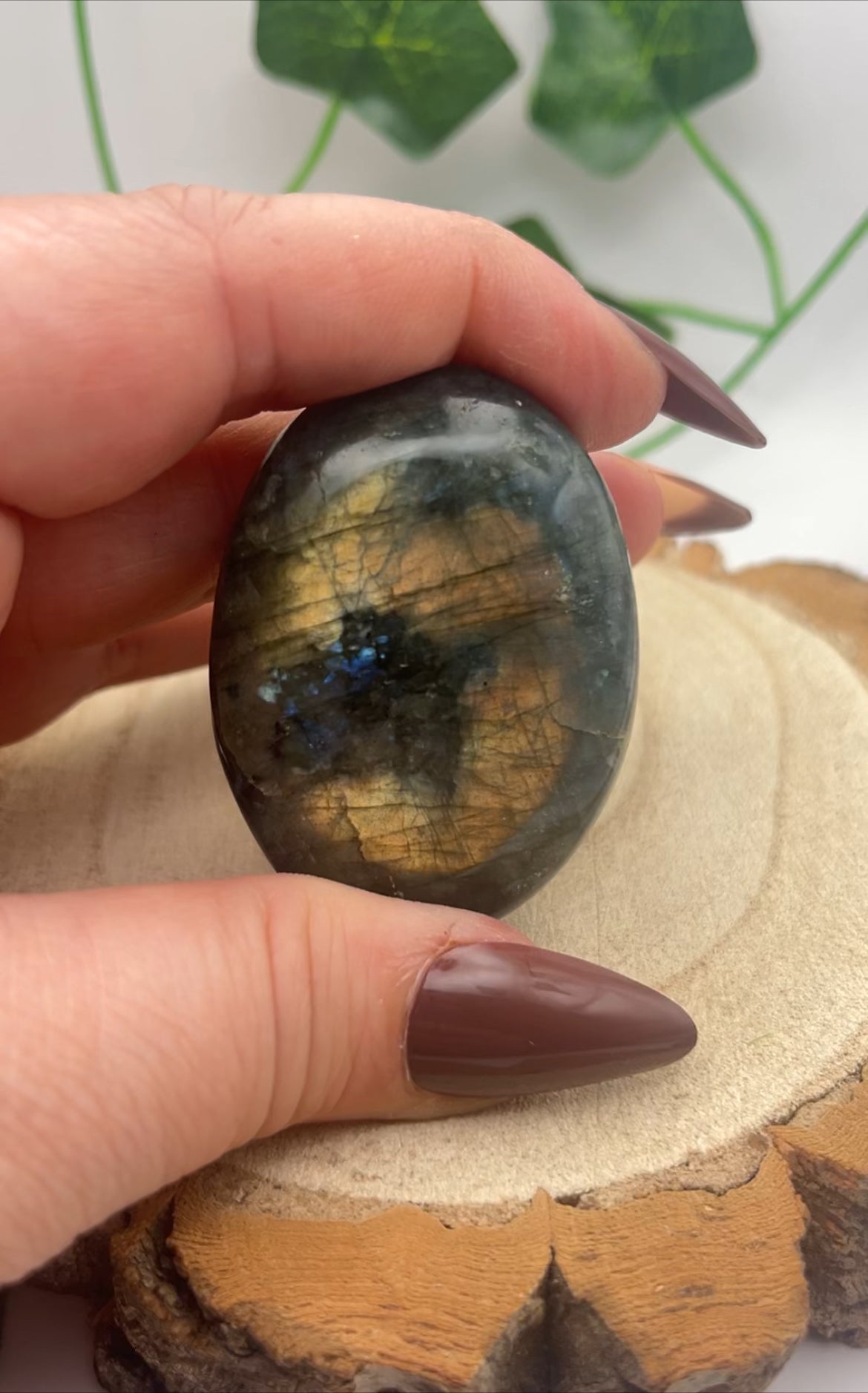 Labradorite Thumb Stone