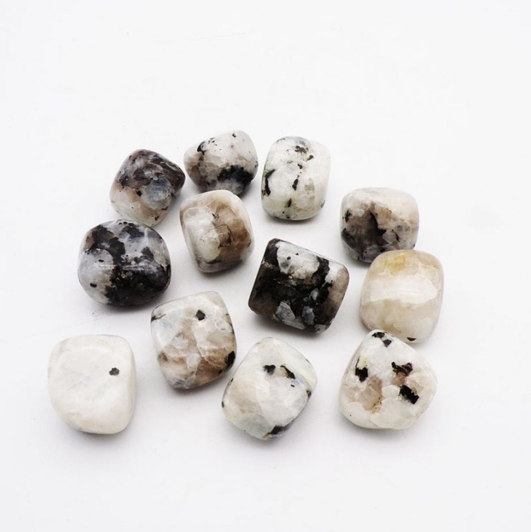 Rainbow Moonstone Tumble Stone
