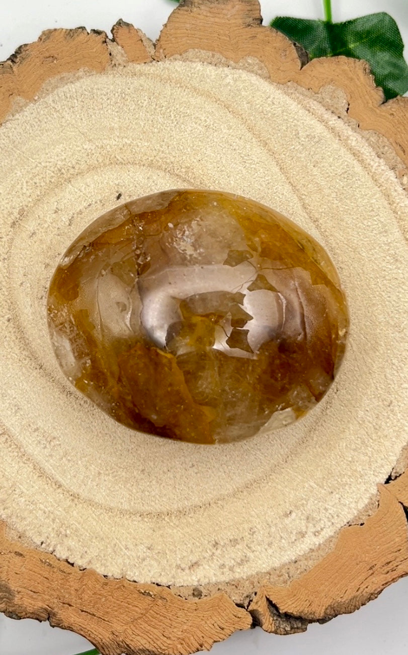Golden Healer Palm Stone