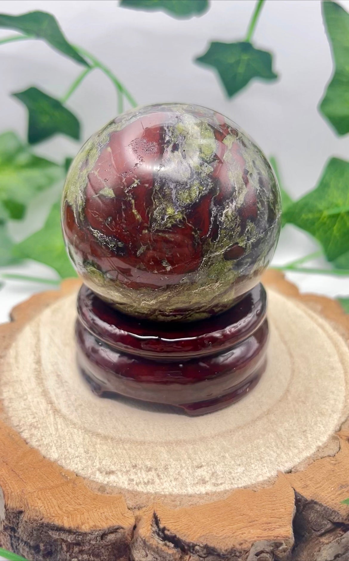 Dragon Bloodstone Sphere