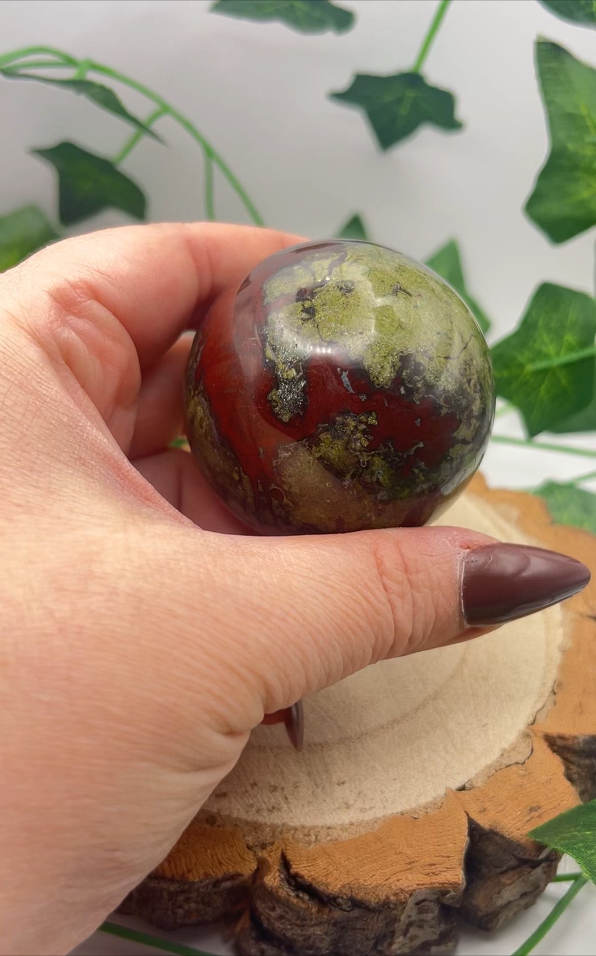 Dragon Bloodstone Sphere