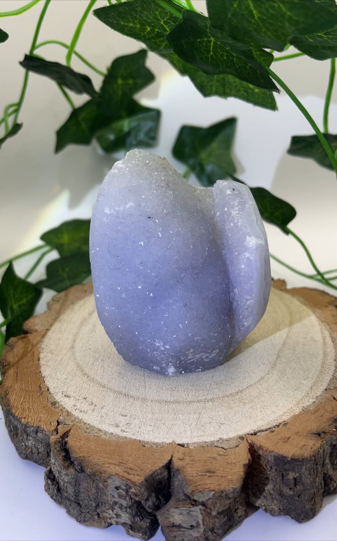 Blue Lace Agate Druzy Freeform