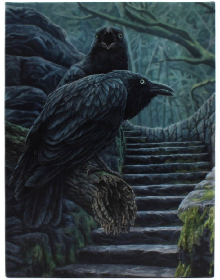 Small Watchmen Canvas Plaque By Lisa Parker 19x25CM