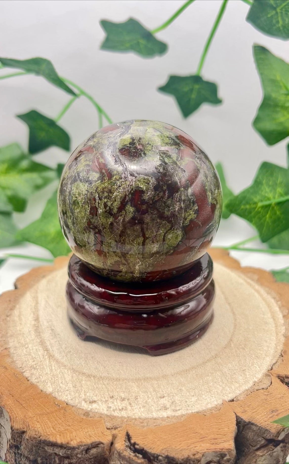 Dragon Bloodstone Sphere