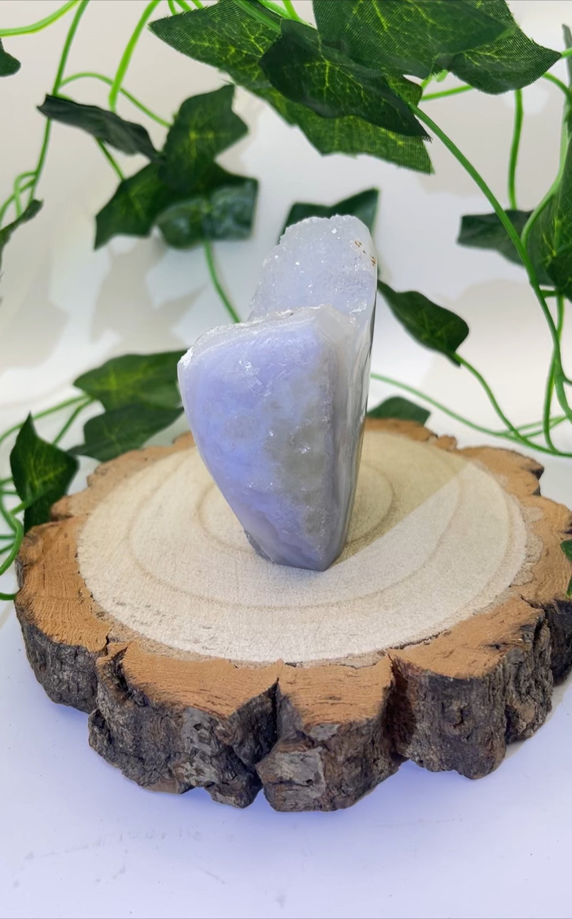 Blue Lace Agate Druzy Freeform