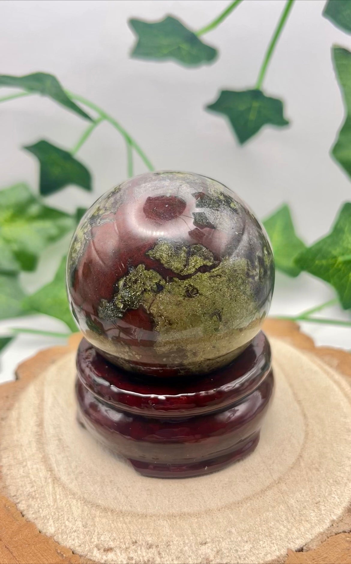Dragon Bloodstone Sphere