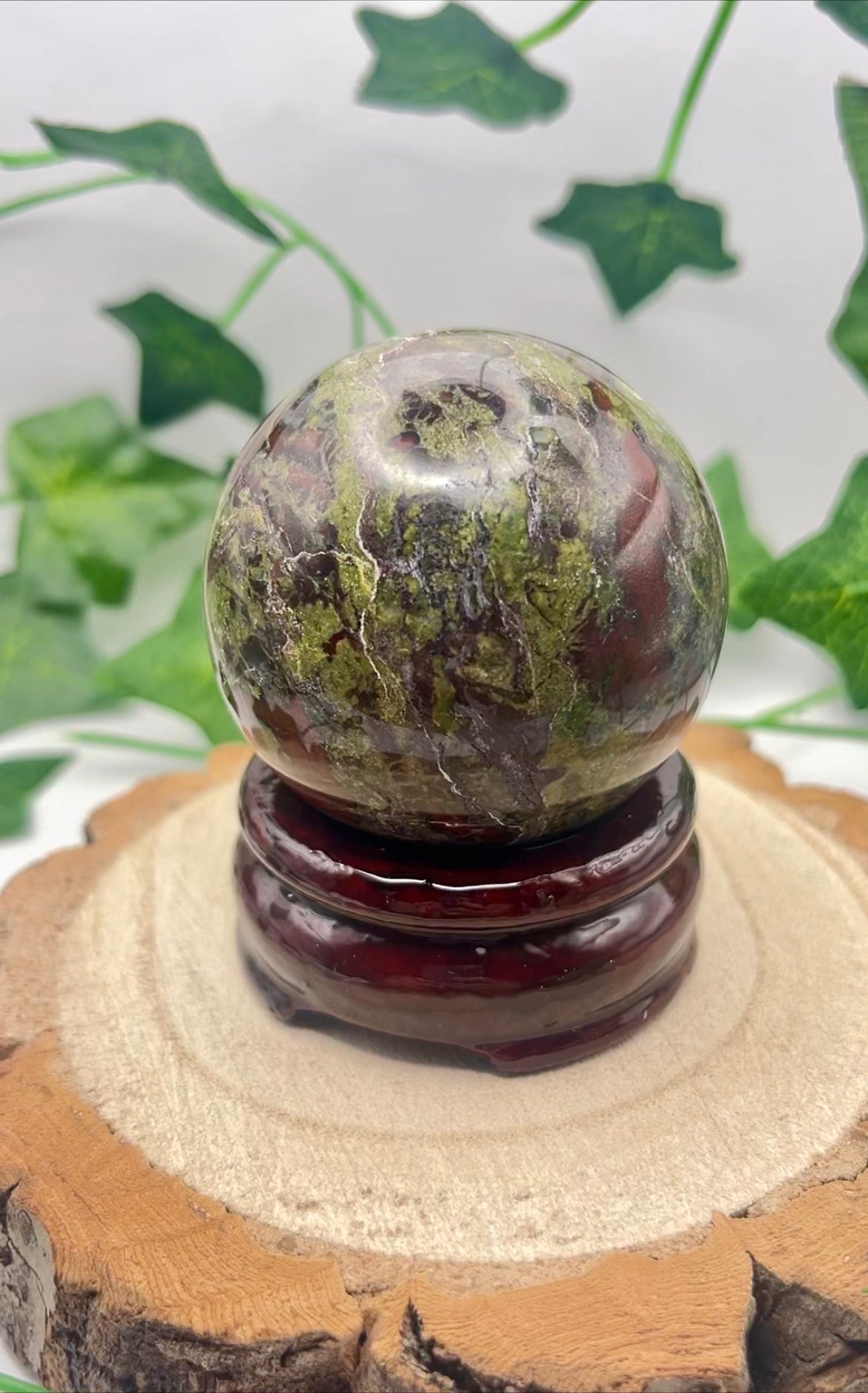 Dragon Bloodstone Sphere