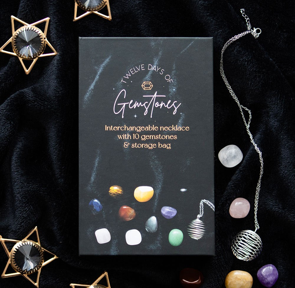 12 Day Crystal Necklace Advent Calendar