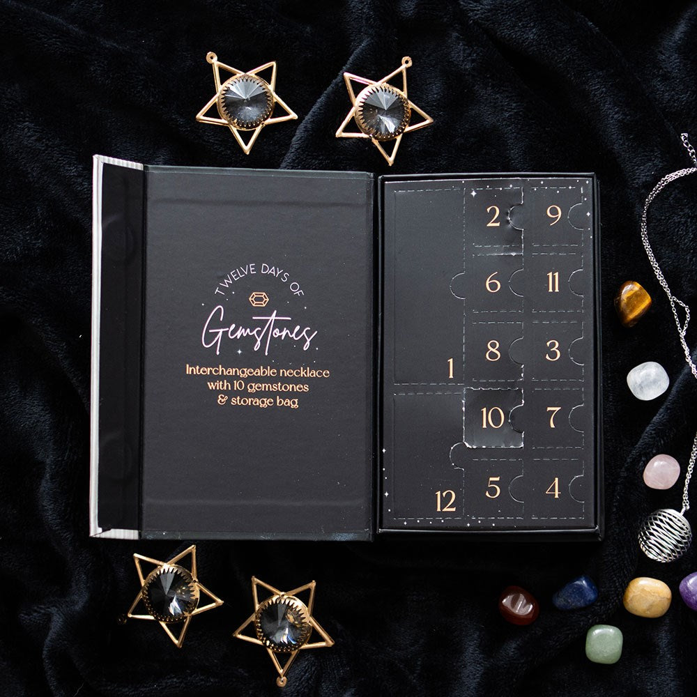 12 Day Crystal Necklace Advent Calendar