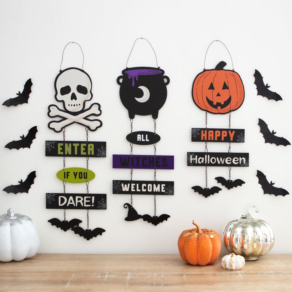 Enter If You Dare Hanging Sign