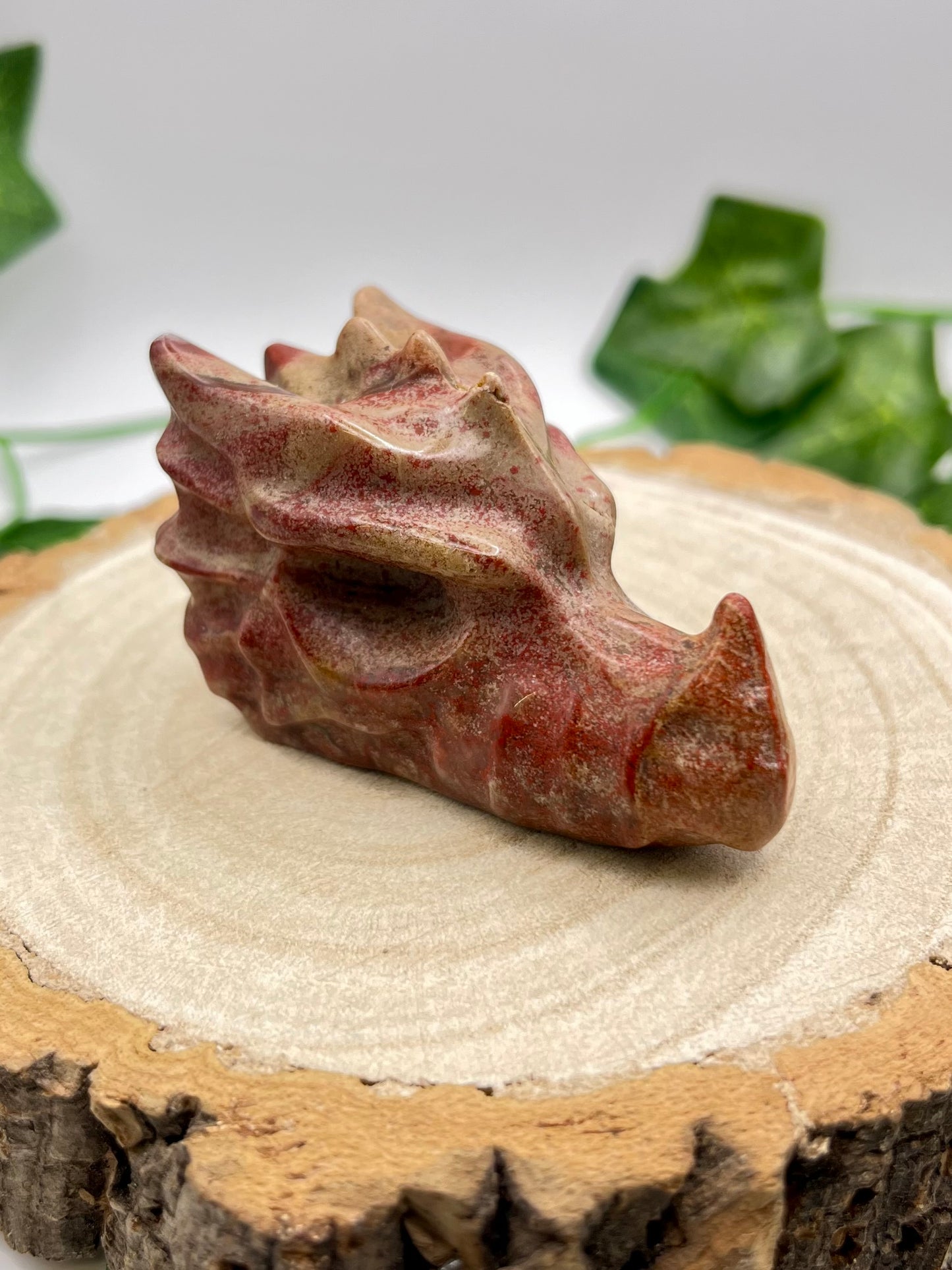 Red Jasper Dragon Head