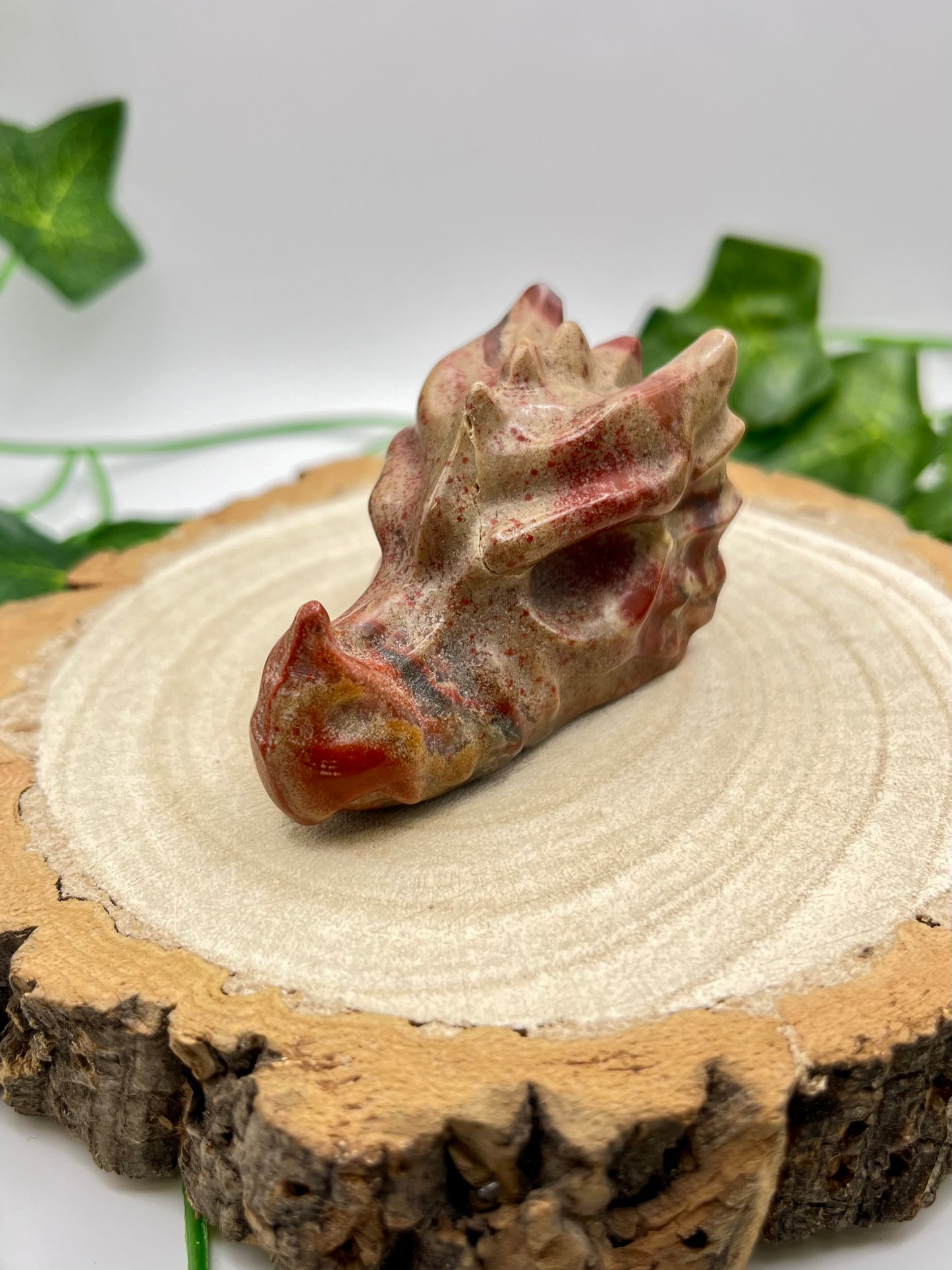 Red Jasper Dragon Head