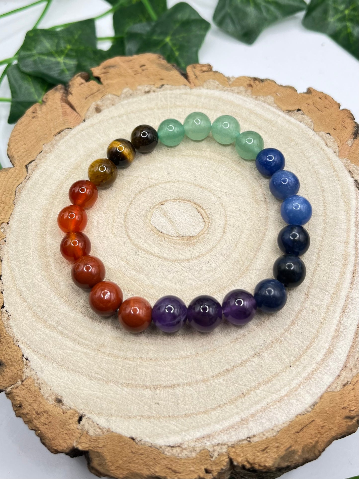 Chakra Beaded Bracelet 8mm