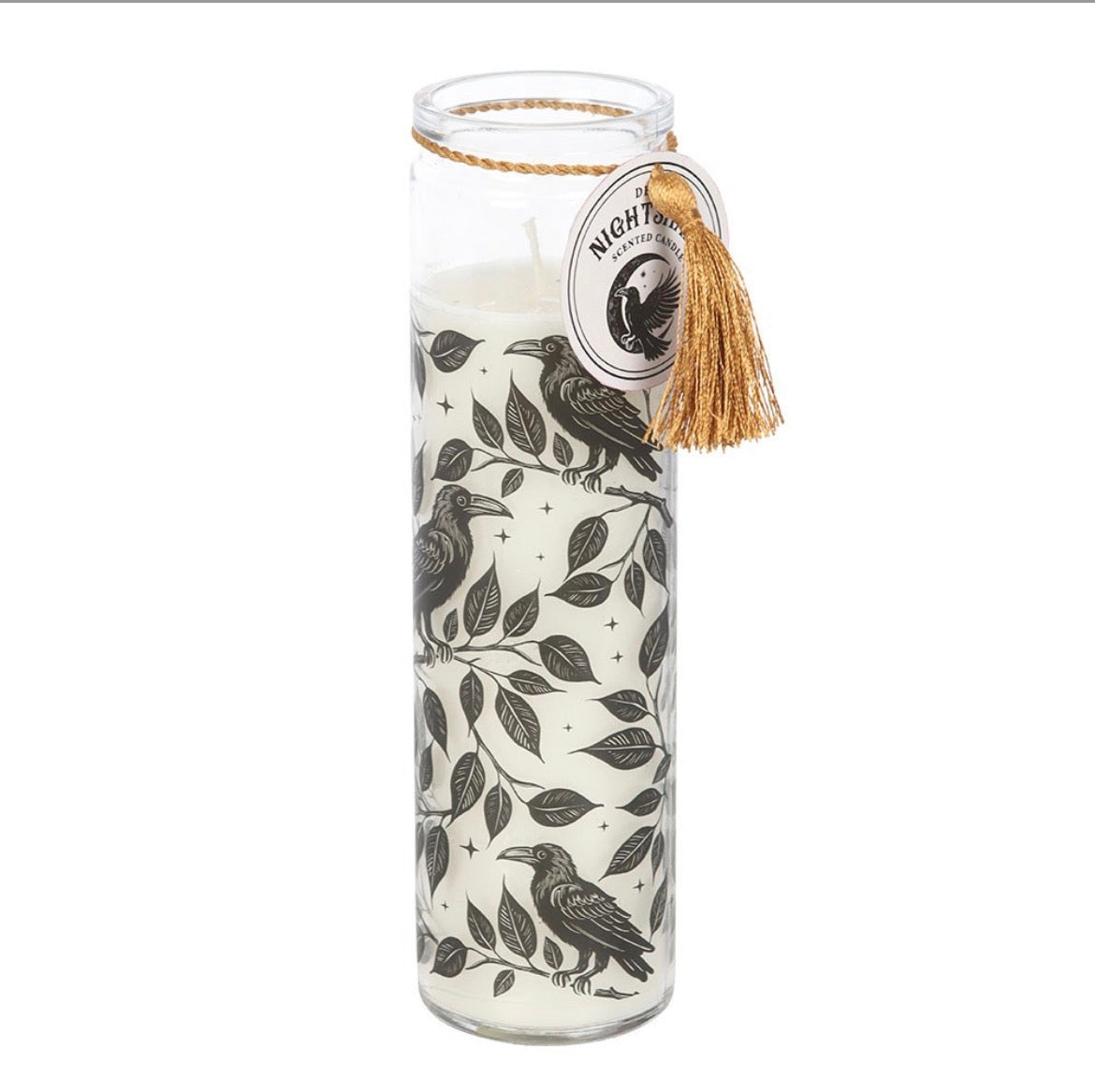 Mystic Raven Deadly Nightshade Tube Candle
