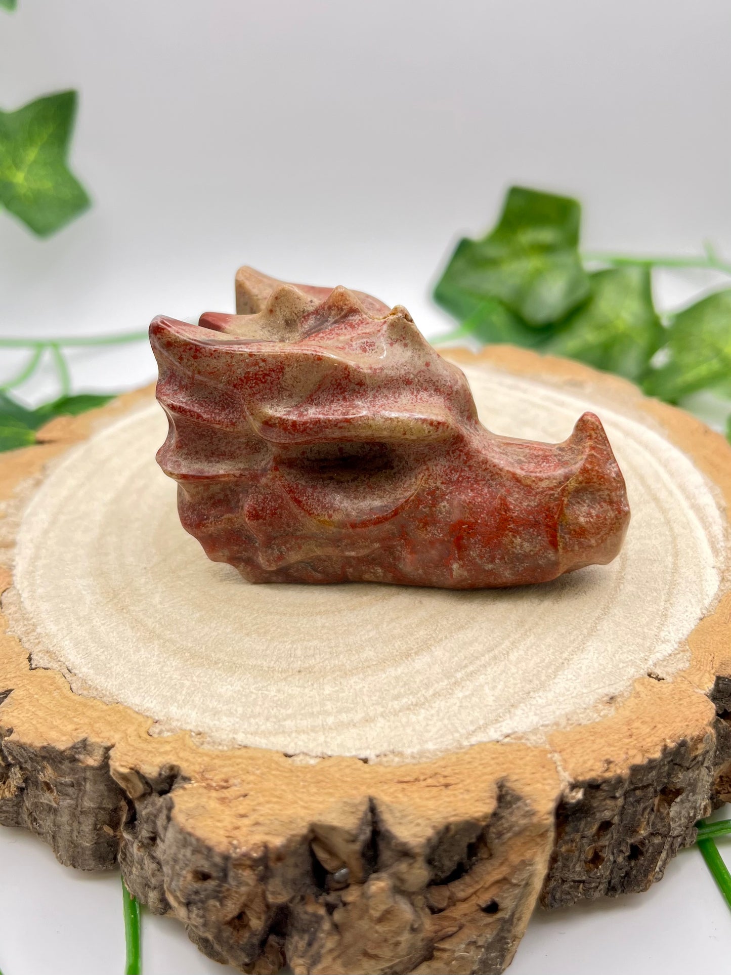 Red Jasper Dragon Head