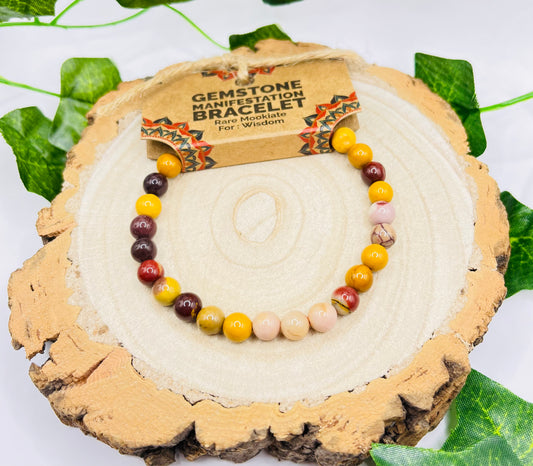 Rare Mookiate Manifestation Bracelet For Wisdom