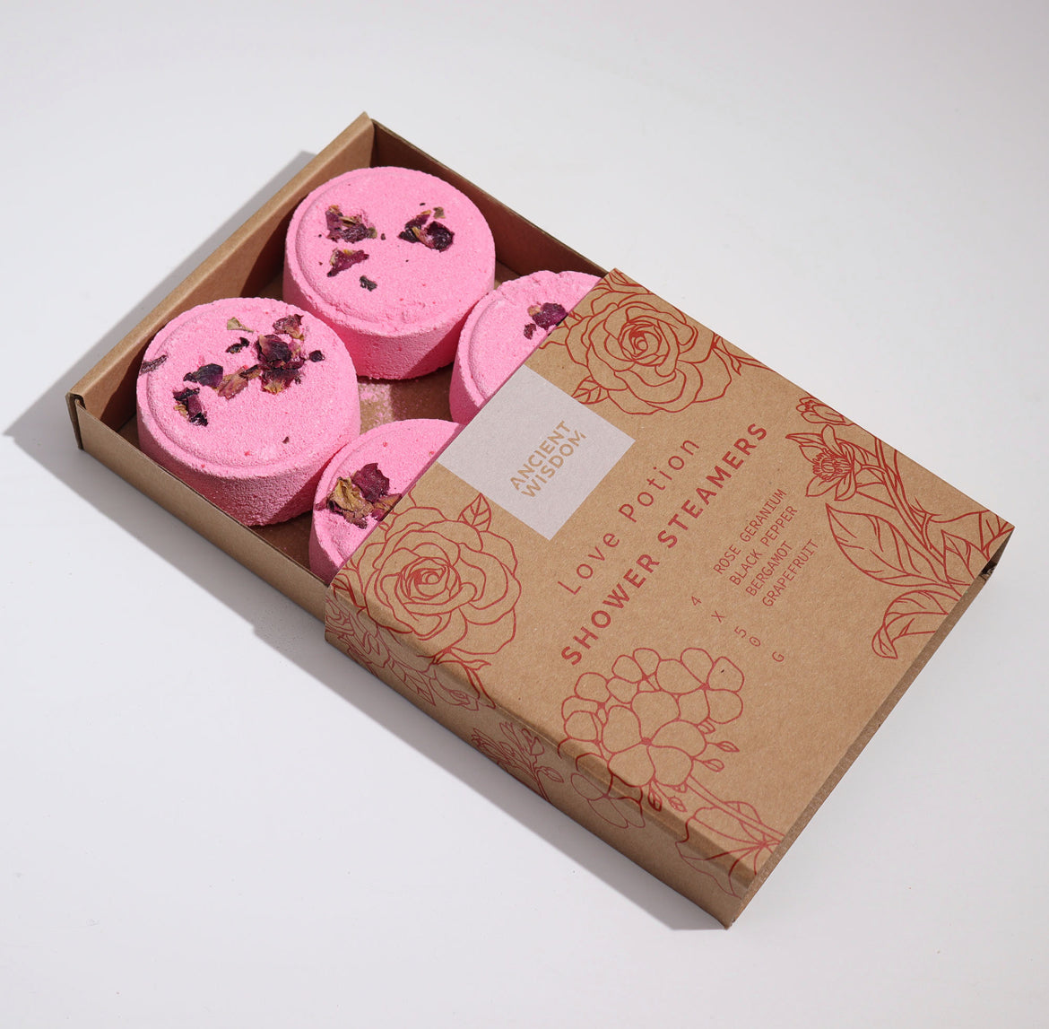 Zen Shower Steamers - Therapy Wellness Gift Set - Love Potion