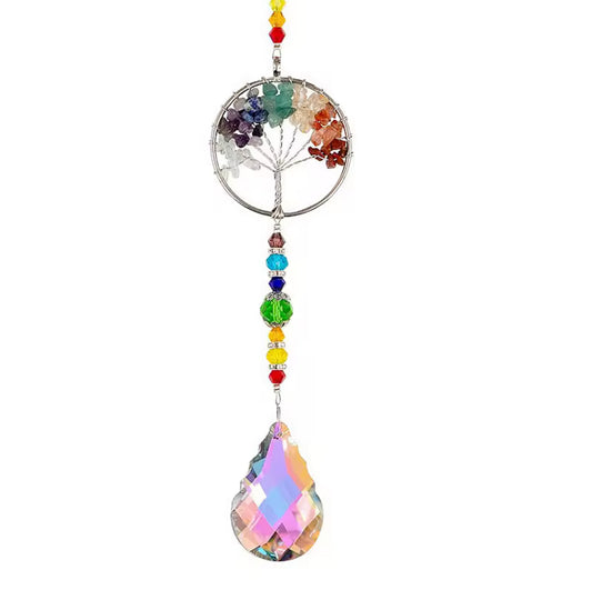Chakra Tree Of Life Suncatcher