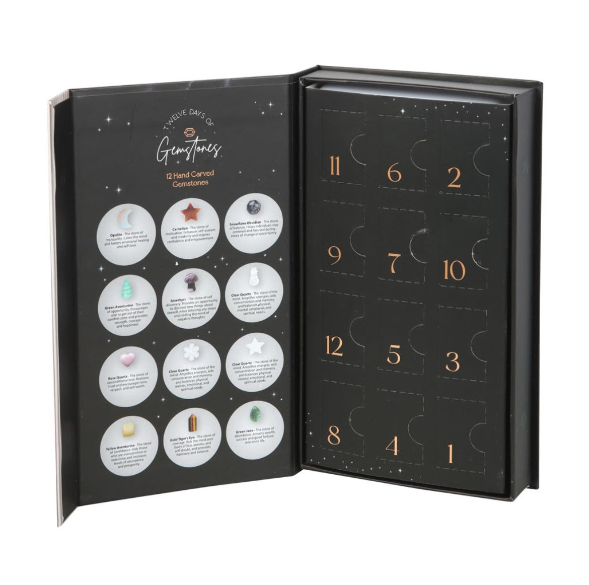 12 Days Of Christmas Shaped Crystal Advent Calendar