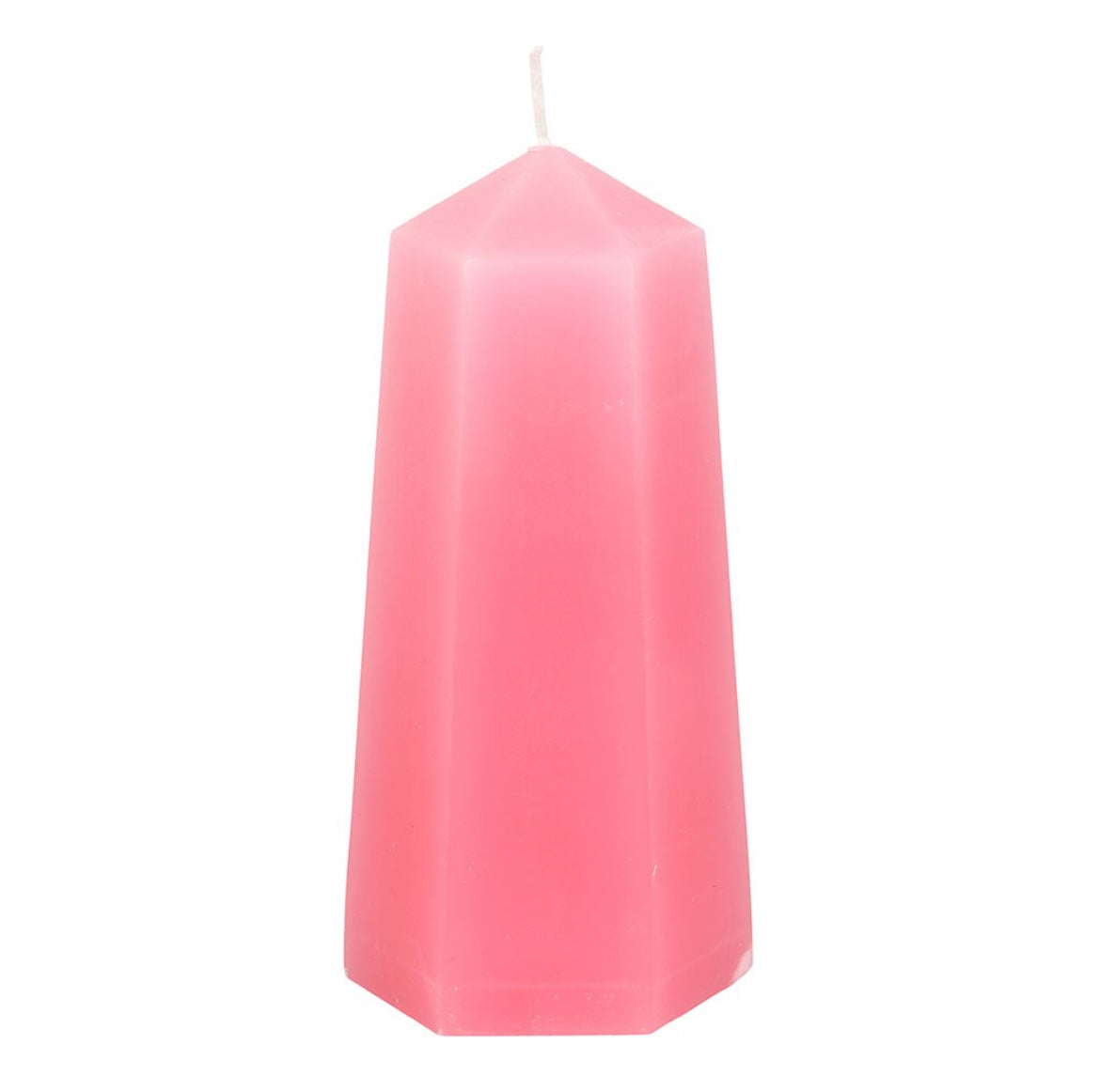 Love Crystal Candle With Rough Rose Quartz