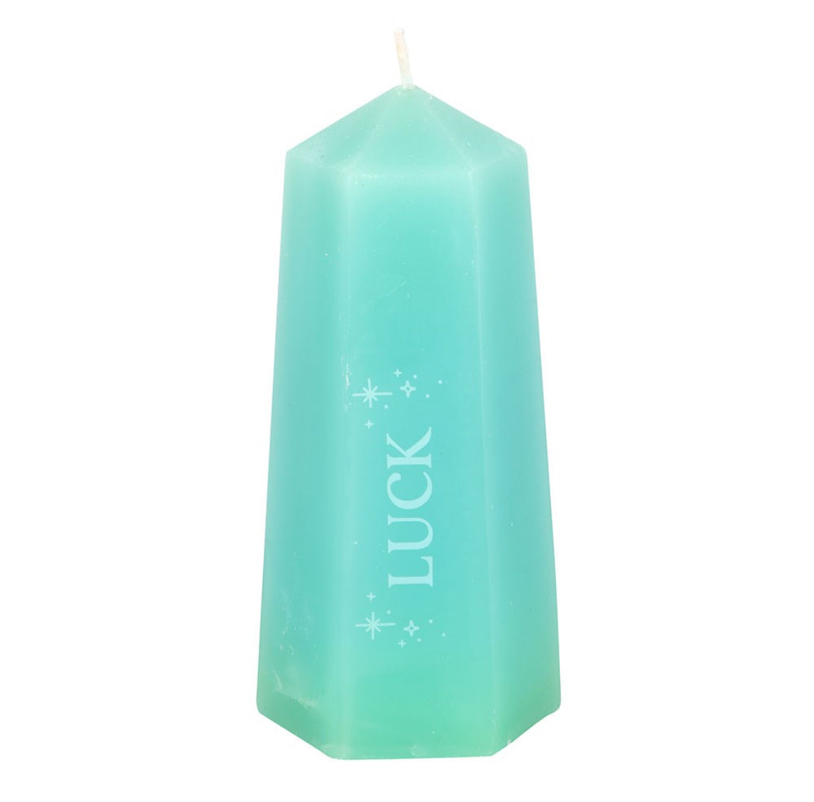 Luck Crystal Candle With Rough Green Aventurine