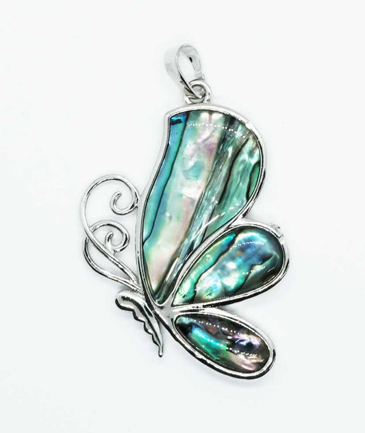 Butterfly Abalone Shell Pendant