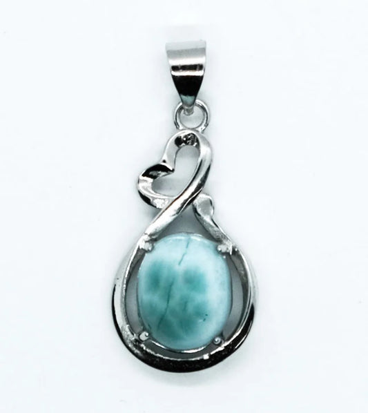 Larimar Oval Pendant