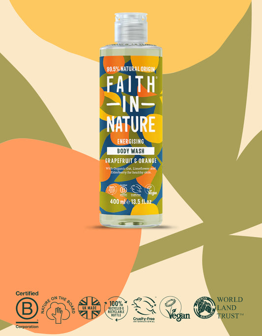 Faith In Nature Grapefruit And Orange Body Wash - 400ml