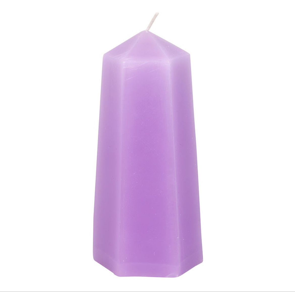 Calming Crystal Candle With Rough Amethyst