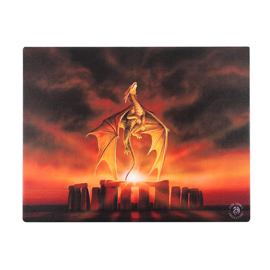 Solstice Canvas Plaque By Anne Stokes