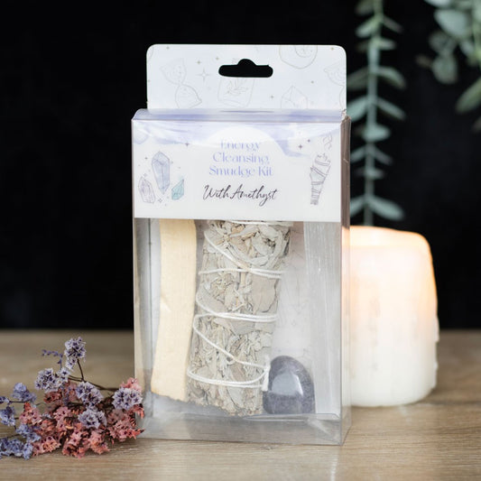 Amethyst Crystal Smudge Kit