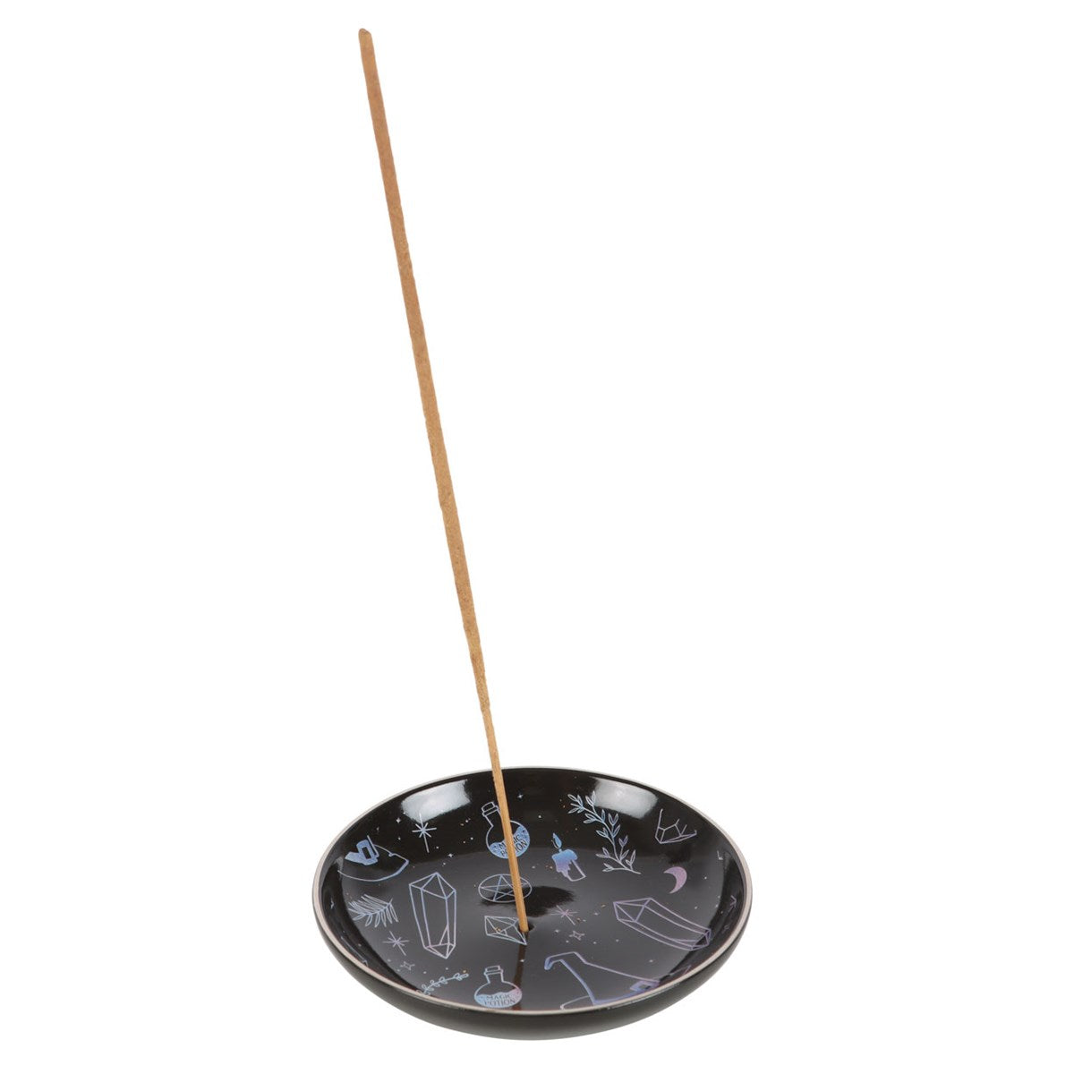 Crystal Witch Incense Holder Dish