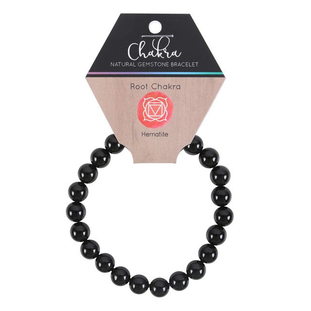 Root Chakra Hematite Crystal Bracelet