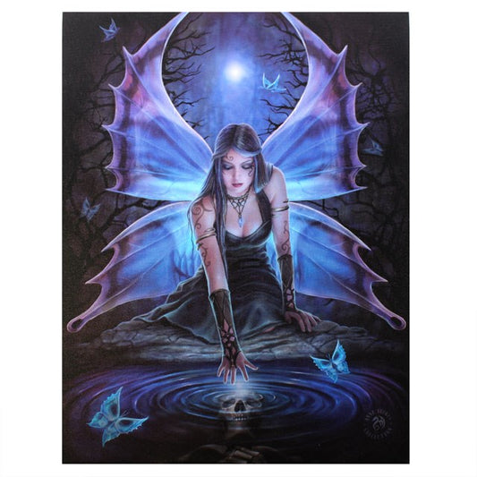 Immortal Flight Canvas Plaque By Anne Stokes 19x25CM