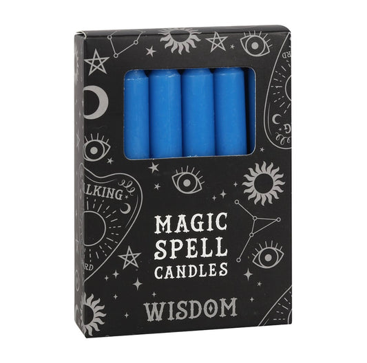 Blue ‘Wisdom’ Spell Candles