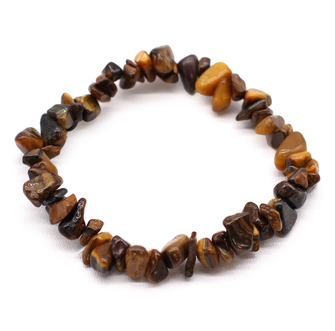 Tiger Eye Crystal Chip Bracelet