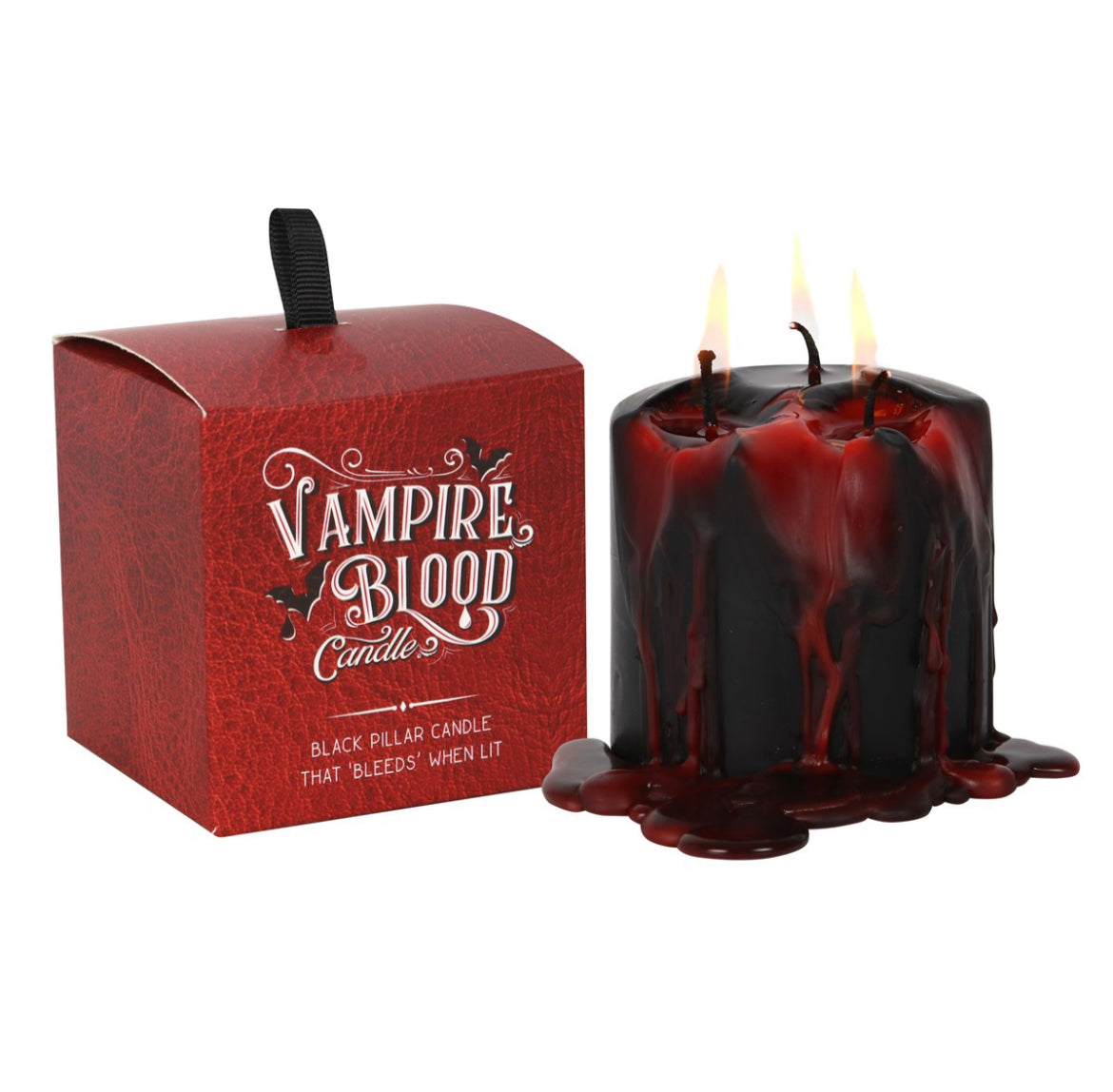 Small Vampire Blood Pillar Candle