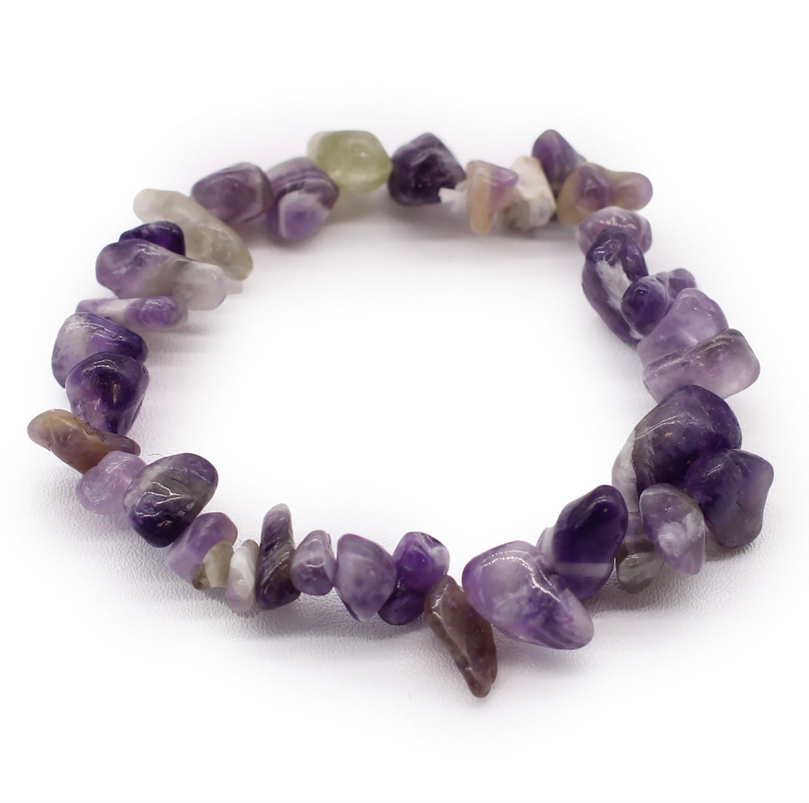 Amethyst Crystal Chip Bracelet