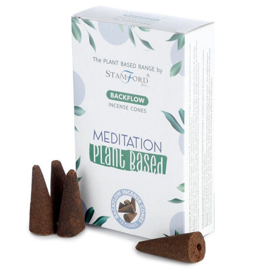 Stamford Plant Based Backflow Incense Cones - Meditation