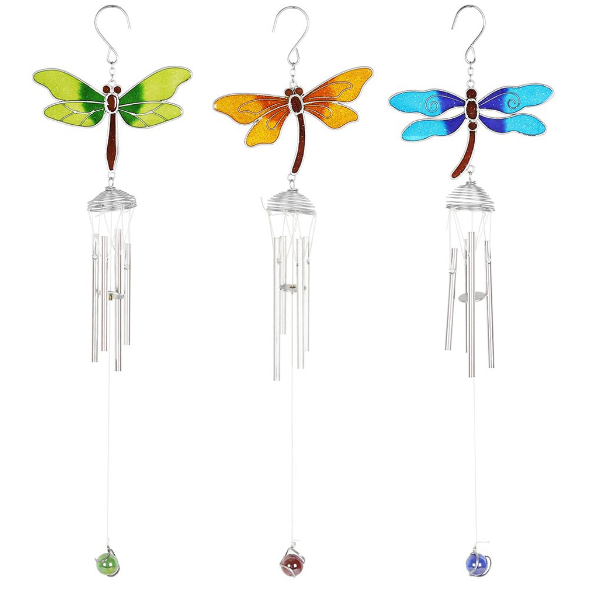 Yellow Dragonfly Windchime