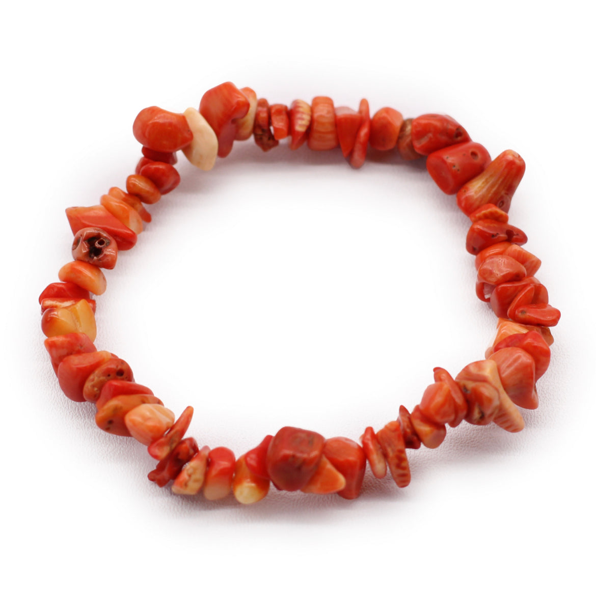 Coralite Crystal Chip Bracelet