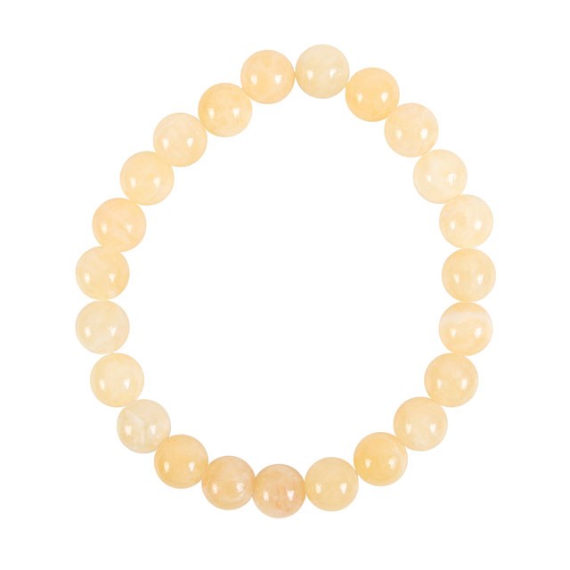 Solar Plexus Chakra Yellow Jade Crystal Bracelet