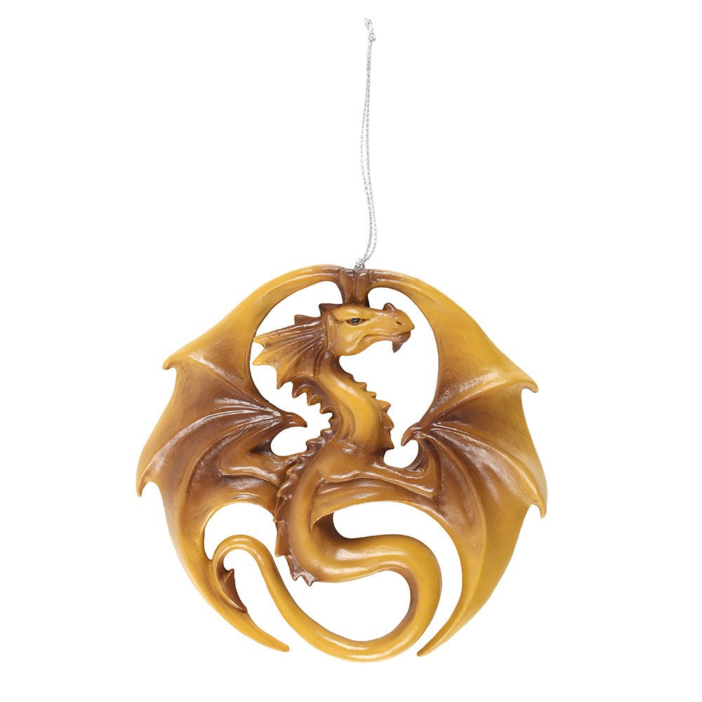 Dragon Medal Hanging Ornament By Anne Stokes