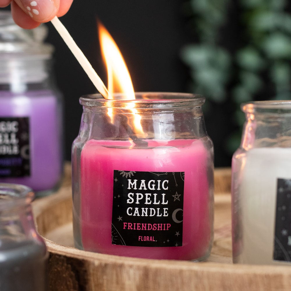 Floral Friendship Spell Candle