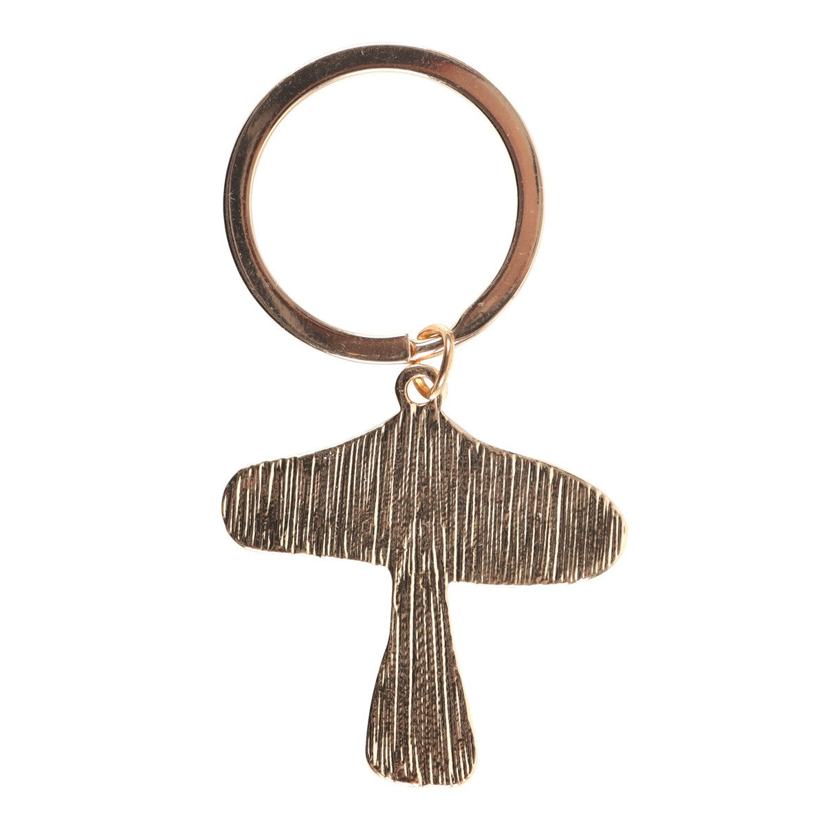 Lucky Toadstool Metal Keyring