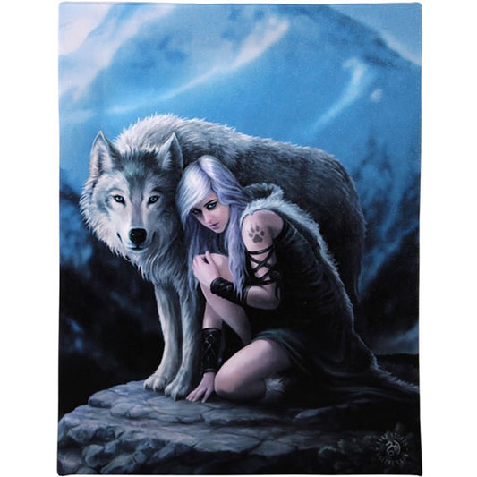 Protector Canvas Plaque By Anne Stokes 19x25CM