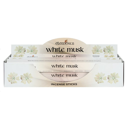 Elements White Musk Incense Sticks