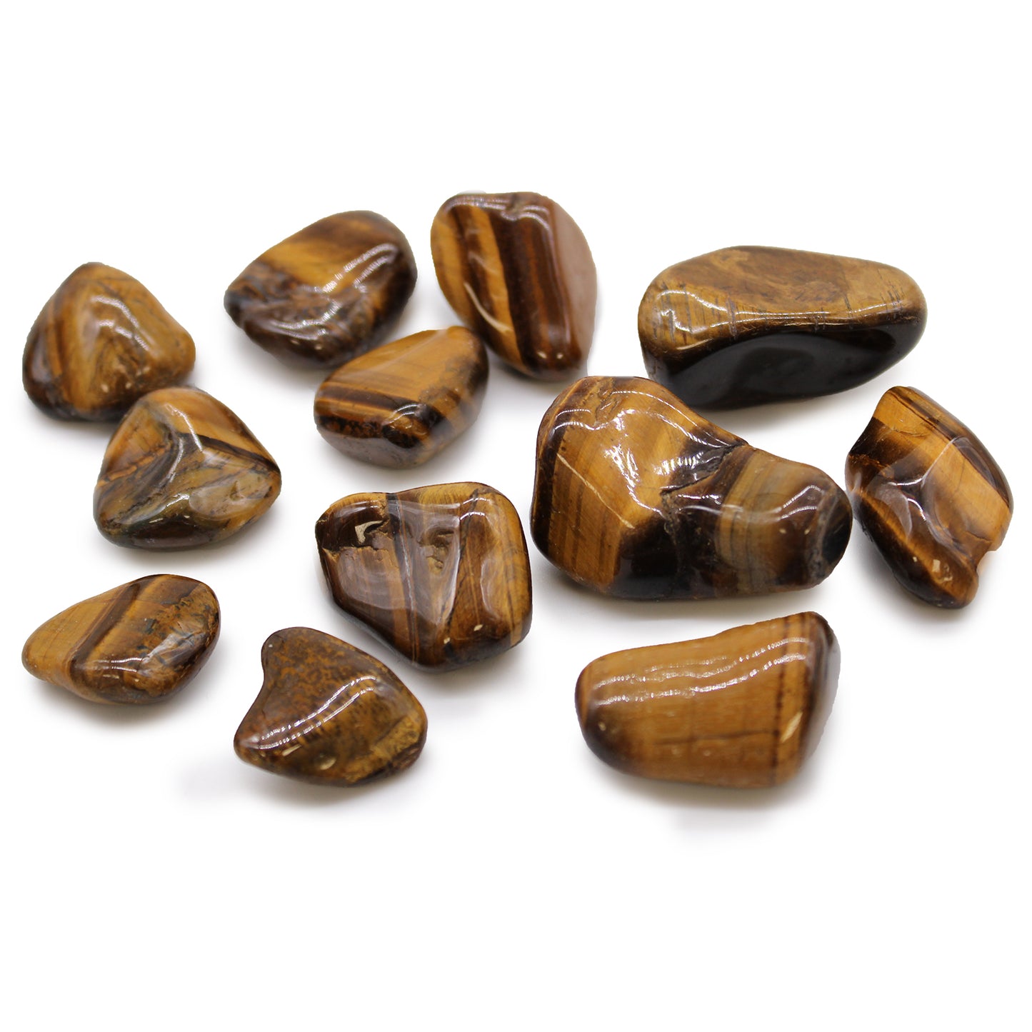 Tigers Eye Golden Medium Tumble Stone