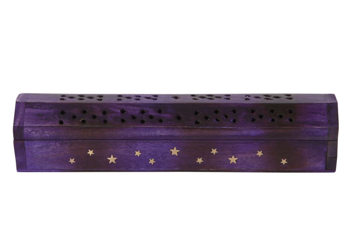 Star Wooden Box Bergamot Incense Set